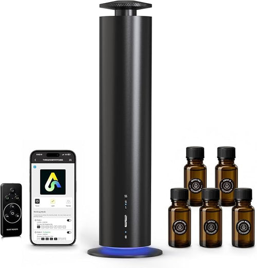 Hotel Waterless Essential Oil Diffuser Battery Powered | 1500 Sq Ft Coverage